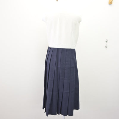 【中古】福岡県 博多女子高等学校 女子制服 3点 (セーラー服・ジャンパースカート) sf110071