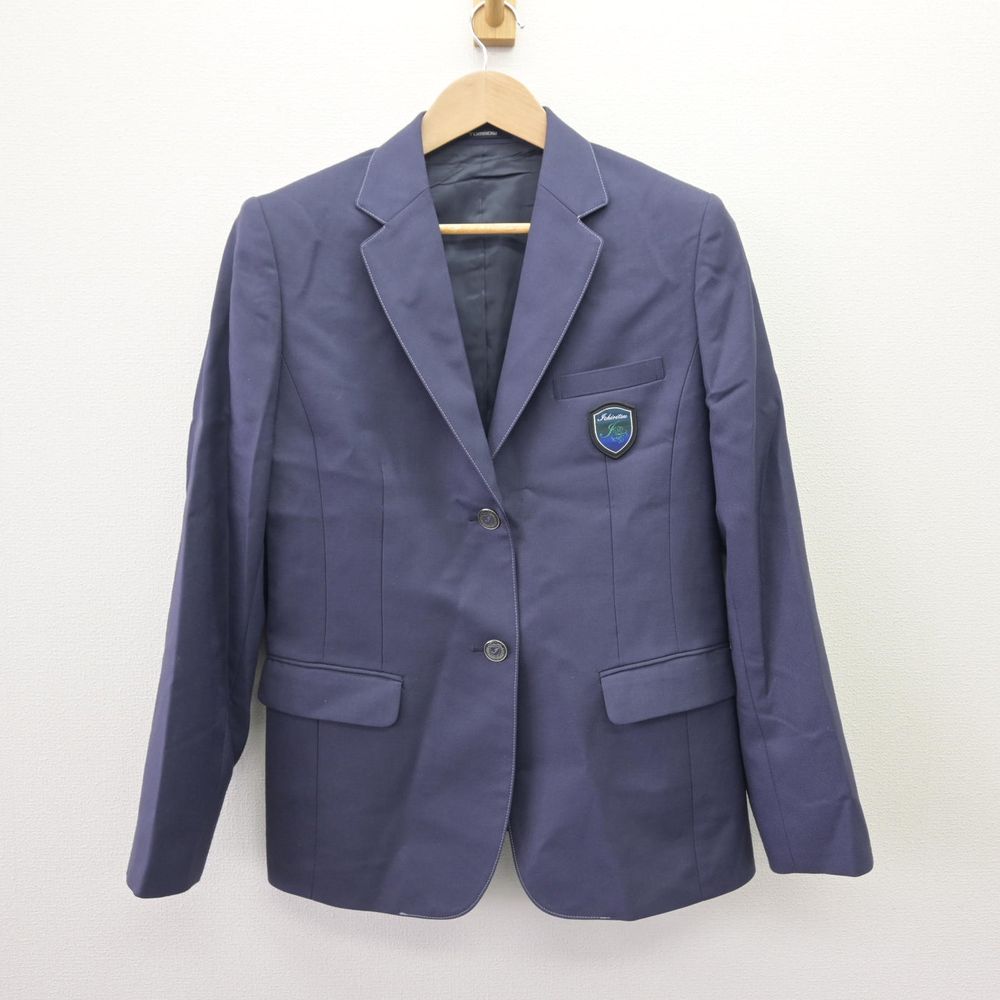 【中古】大阪府 いちりつ高等学校 女子制服 3点 (ブレザー・シャツ・スカート) sf110094