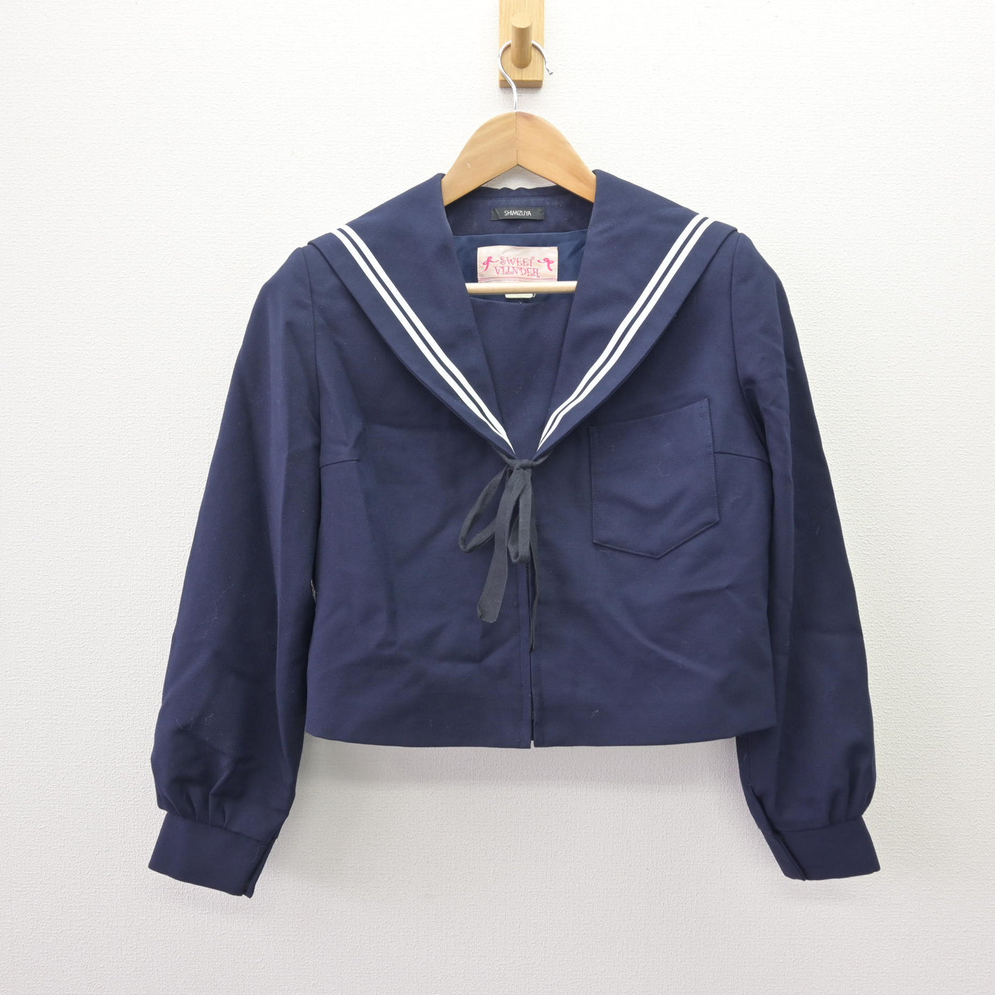 【中古】愛知県 桜丘中学校 女子制服 3点 (セーラー服・スカート) sf110099