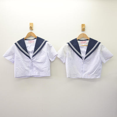 【中古】愛知県 桜丘中学校 女子制服 3点 (セーラー服・スカート) sf110100