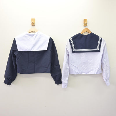 【中古】愛知県 瑞陵高等学校 女子制服 4点 (セーラー服・セーラー服) sf110101