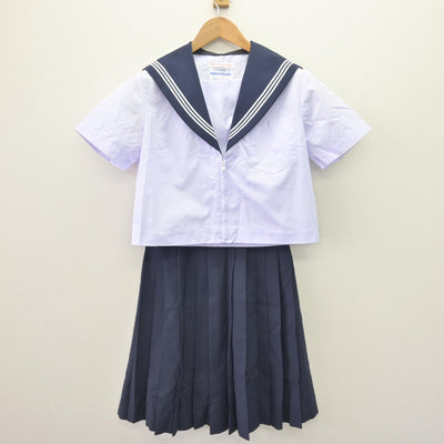 【中古】愛知県 瑞陵高等学校 女子制服 2点 (セーラー服・スカート) sf110102