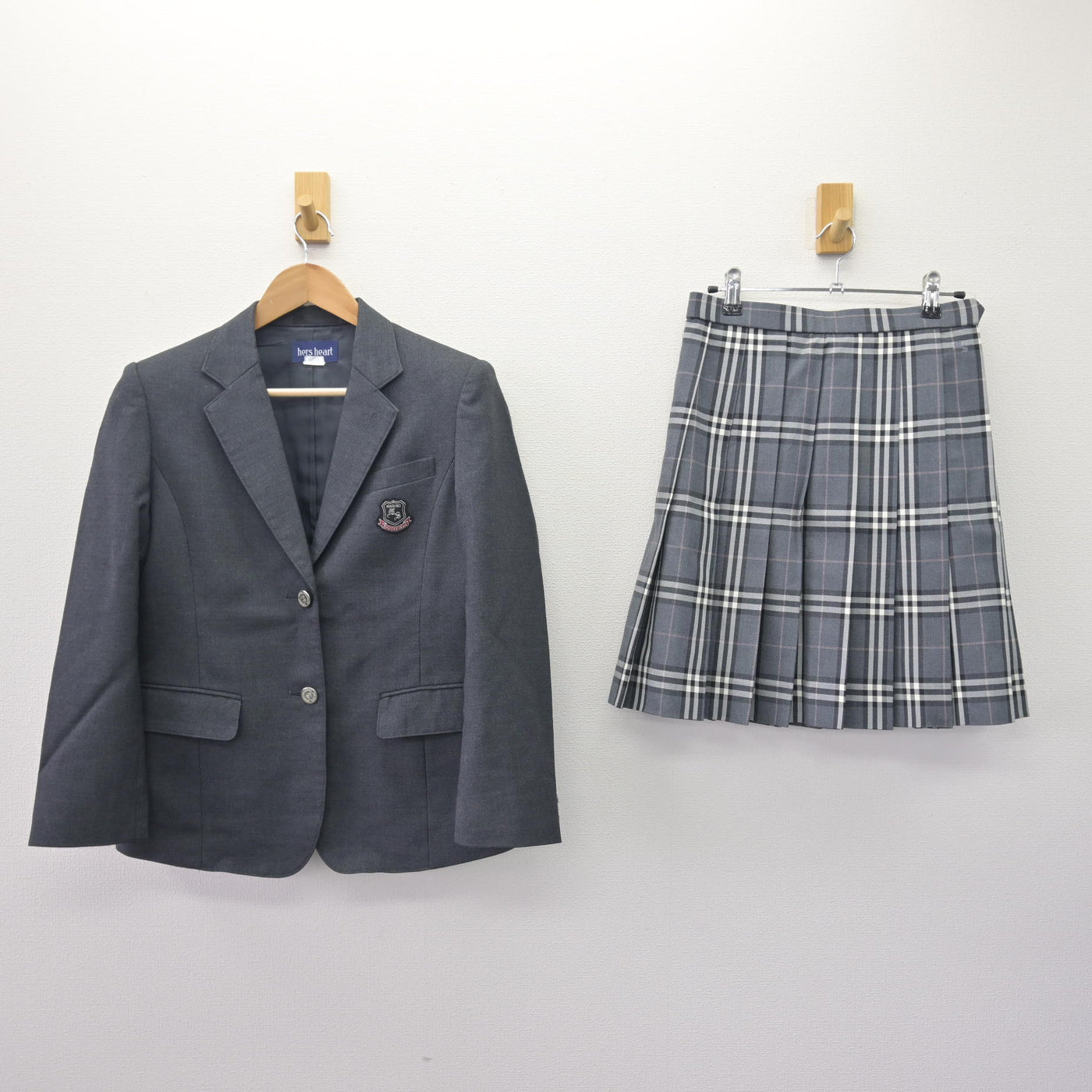 【中古】長野県 丸子修学館高等学校 女子制服 3点 (ブレザー・スカート・スカート) sf110105