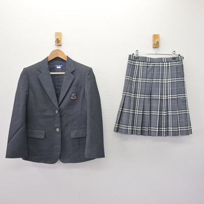 【中古】長野県 丸子修学館高等学校 女子制服 3点 (ブレザー・スカート・スカート) sf110105