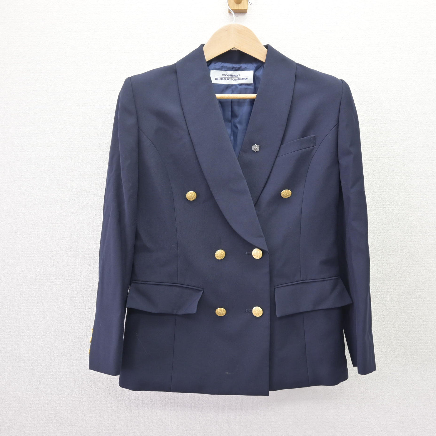 【中古】東京都 東京女子体育大学 女子制服 4点 (ブレザー・シャツ・スカート) sf110106