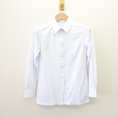 【中古】北海道 北海道東川高等学校 女子制服 2点 (ニットベスト・シャツ) sf110112