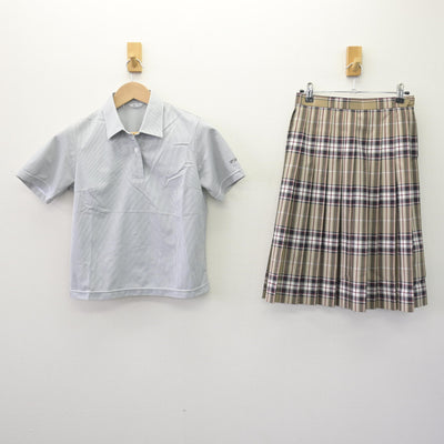 【中古】北海道 北海道東川高等学校 女子制服 2点 (シャツ・スカート) sf110113