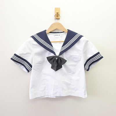 【中古】埼玉県 松山女子高等学校 女子制服 3点 (セーラー服・スカート) sf110120