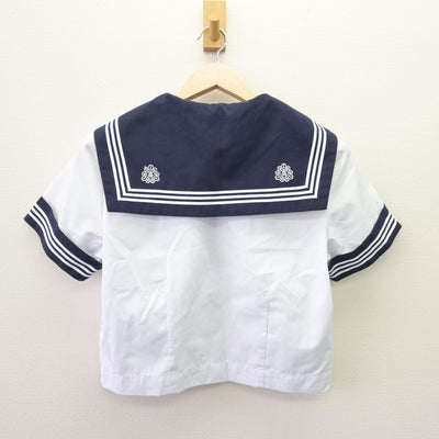 【中古】埼玉県 松山女子高等学校 女子制服 3点 (セーラー服・スカート) sf110120