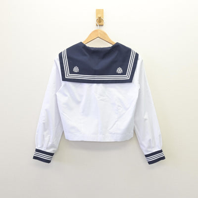 【中古】埼玉県 松山女子高等学校 女子制服 2点 (セーラー服) sf110121
