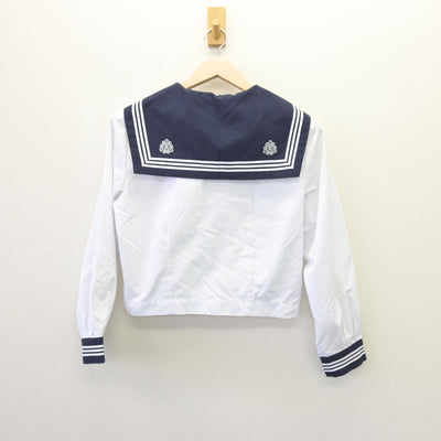 【中古】埼玉県 松山女子高等学校 女子制服 2点 (セーラー服) sf110121