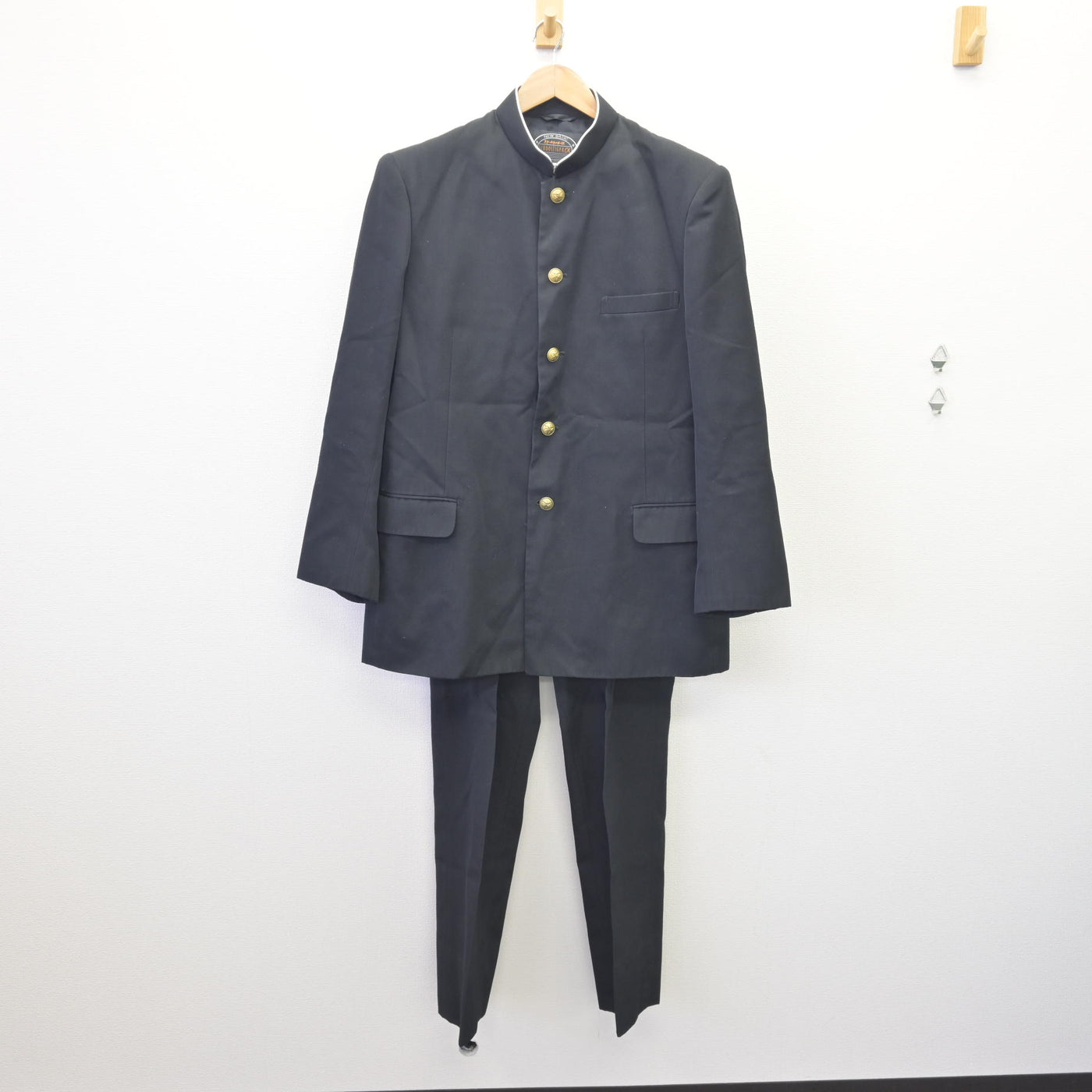 【中古】埼玉県 川越高等学校 男子制服 2点 (学ラン・ズボン) sf110122