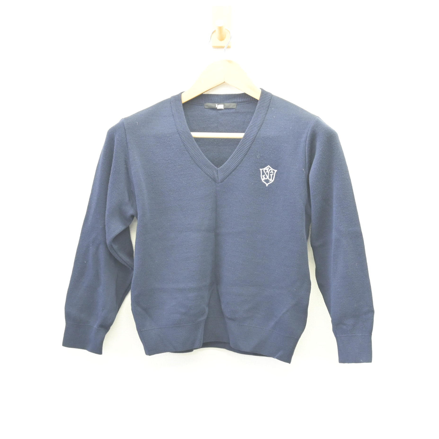 【中古】東京都 サレジアン国際学園目黒星美小学校 女子制服 3点 (ブレザー・ニット・ジャンパースカート) sf110125