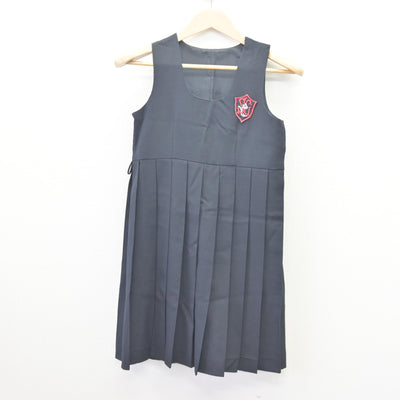【中古】東京都 サレジアン国際学園目黒星美小学校 女子制服 3点 (ブレザー・ニット・ジャンパースカート) sf110125