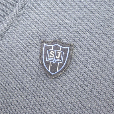 【中古】東京都 品川女子学院中等部・高等部 女子制服 3点 (ニット・シャツ) sf110140