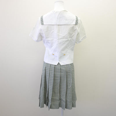 【中古】福島県 須賀川桐陽高等学校 女子制服 3点 (ニット・セーラー服・スカート) sf110144