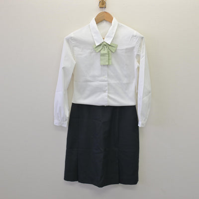 【中古】大阪府 行岡医学技術専門学校 女子制服 5点 (ブレザー・ベスト・シャツ・スカート) sf110145