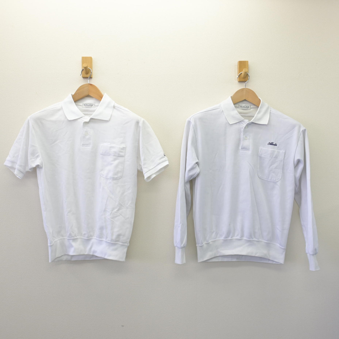 【中古】大阪府 英田中学校 女子制服 2点 (シャツ・シャツ) sf110149