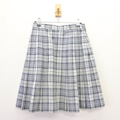 【中古】東京都 錦城高等学校 女子制服 2点 (ニットベスト・スカート) sf110153