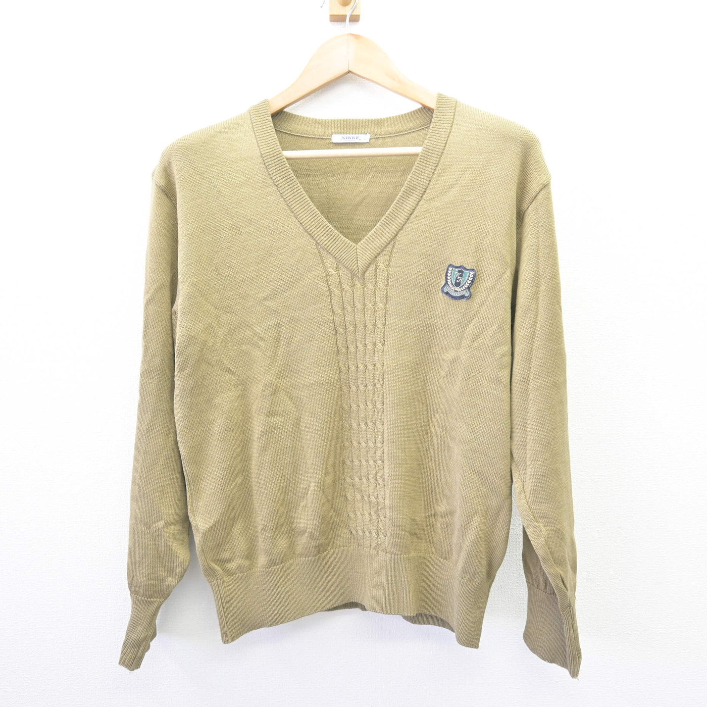 【中古】東京都 錦城高等学校 女子制服 2点 (ニット・ニットベスト) sf110154