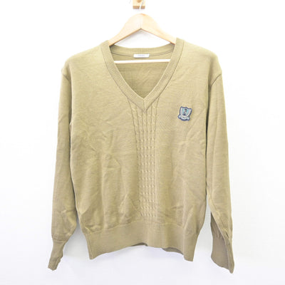 【中古】東京都 錦城高等学校 女子制服 2点 (ニット・ニットベスト) sf110154
