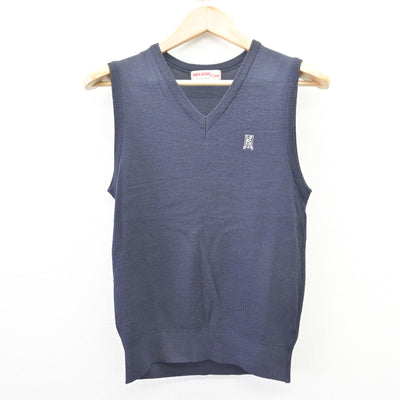 【中古】東京都 開進第三中学校 女子制服 2点 (ニットベスト・スカート) sf110157