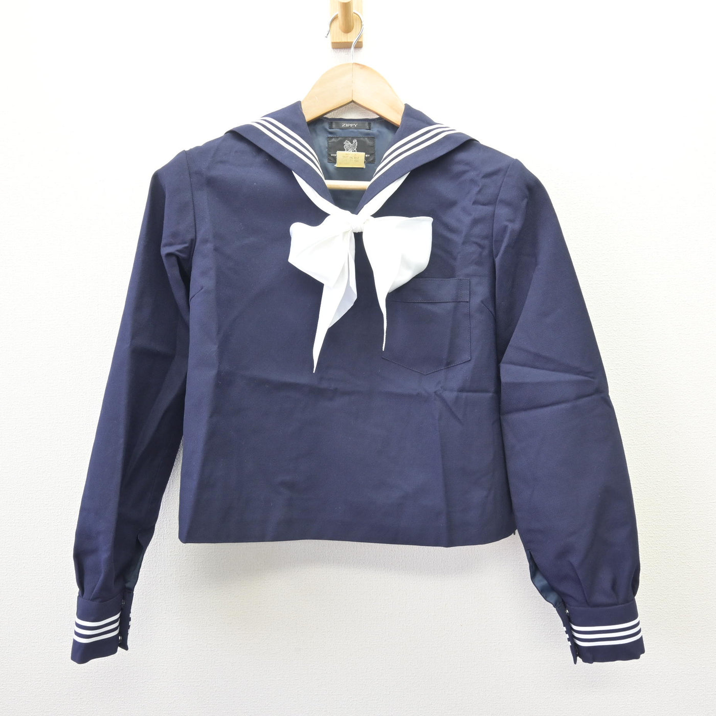 【中古】東京都 実践女子学園高等学校 女子制服 4点 (セーラー服・スカート) sf110159
