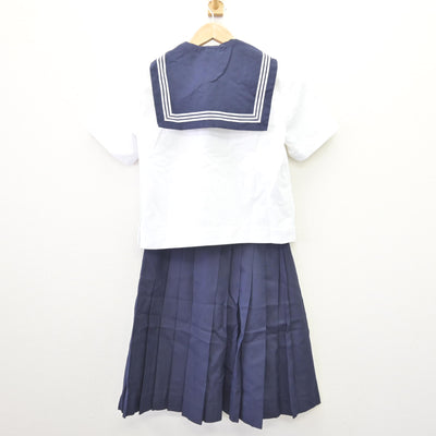 【中古】東京都 実践女子学園高等学校 女子制服 3点 (セーラー服・スカート) sf110161
