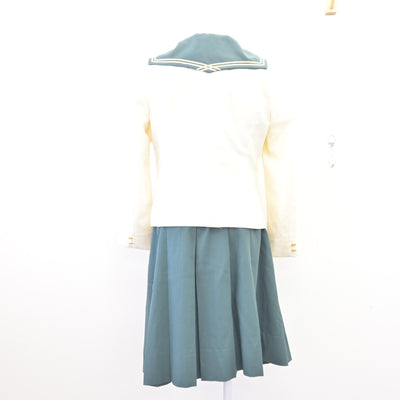 【中古】福島県 須賀川桐陽高等学校 女子制服 4点 (ブレザー・セーラー服・スカート) sf110168
