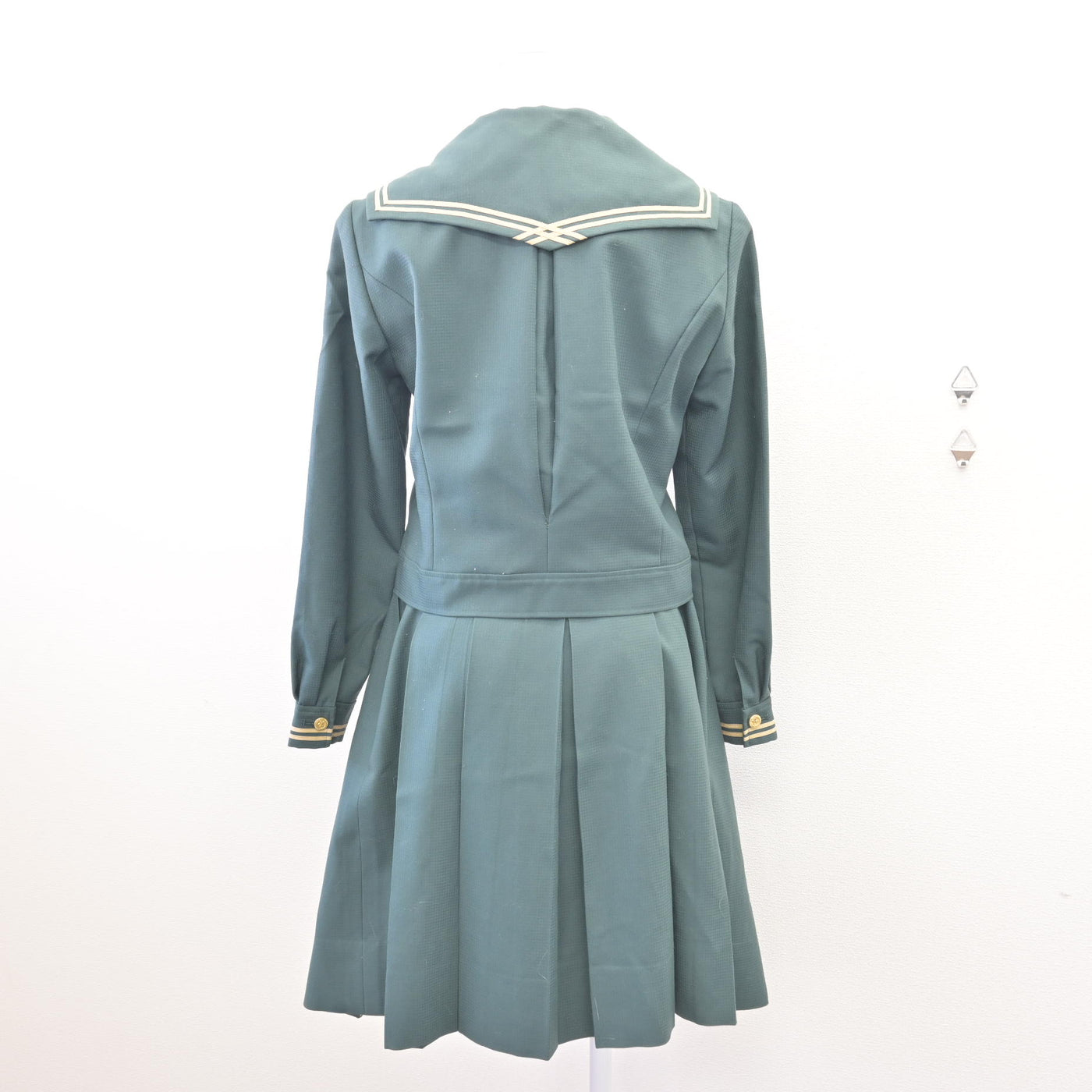 【中古】福島県 須賀川桐陽高等学校 女子制服 4点 (ブレザー・セーラー服・スカート) sf110168