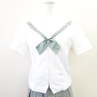 【中古】福島県 須賀川桐陽高等学校 女子制服 3点 (セーラー服・スカート) sf110169