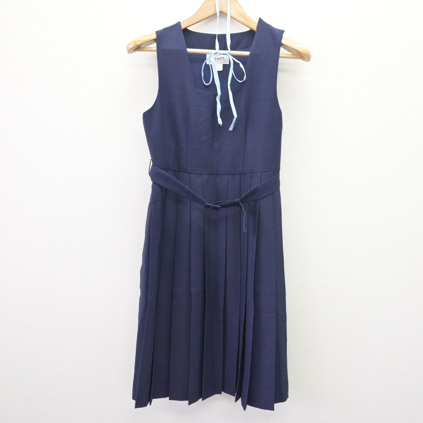 【中古】千葉県 千種中学校 女子制服 2点 (ジャンパースカート) sf110176