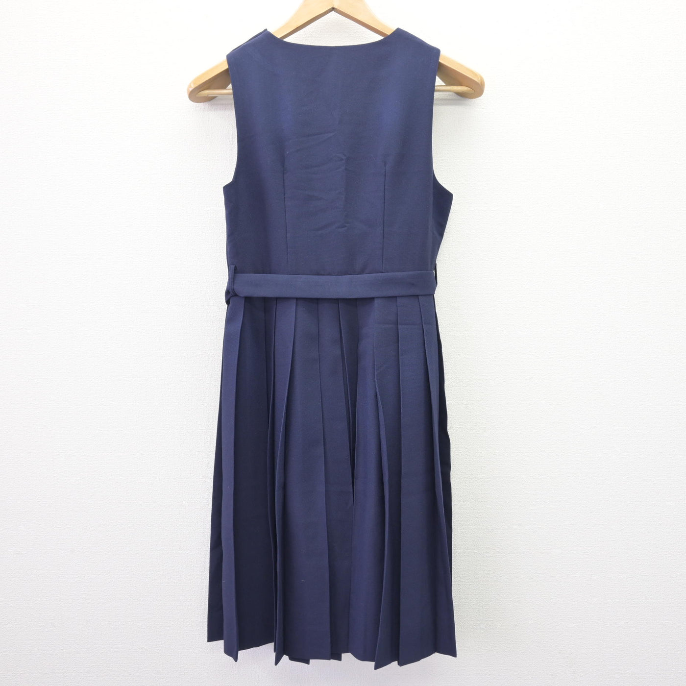 【中古】千葉県 千種中学校 女子制服 2点 (ジャンパースカート) sf110176