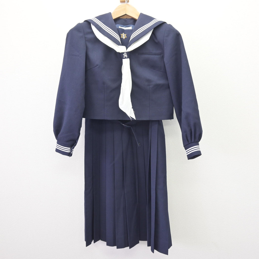 最安値級価格 中古】千葉県 千種中学校 女子制服 4点 (セーラー服・ジャンパー 学生服