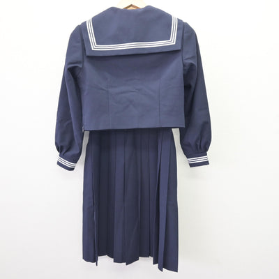 【中古】千葉県 千種中学校 女子制服 4点 (セーラー服・ジャンパースカート) sf110177