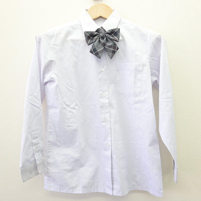 【中古】京都府 凌風学園中学校 女子制服 4点 (ブレザー・シャツ・スカート) sf110183