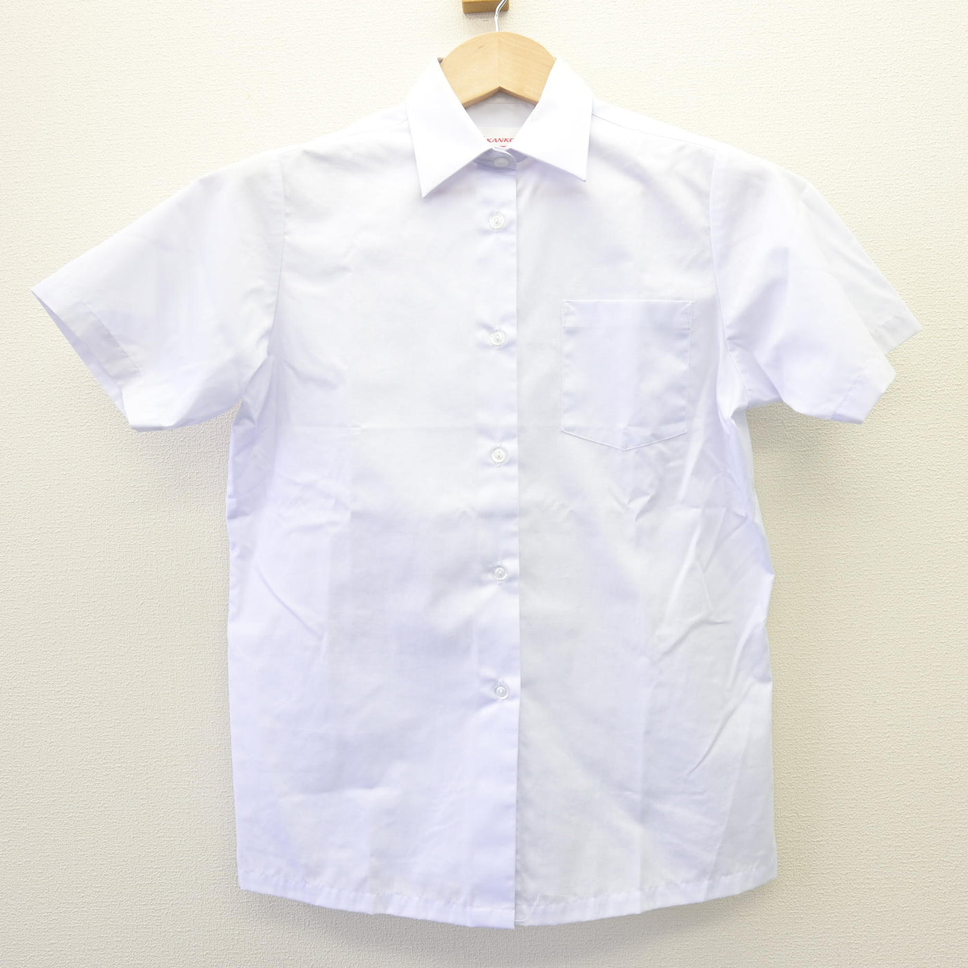 【中古】京都府 凌風学園中学校 女子制服 2点 (シャツ・スカート) sf110184