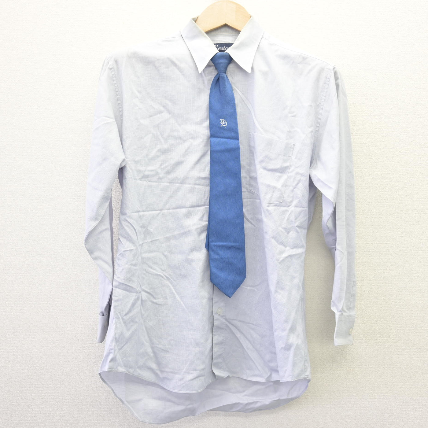 【中古】静岡県 浜松啓陽高等学校 男子制服 4点 (ブレザー・シャツ・ズボン) sf110185