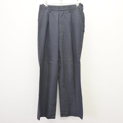 【中古】静岡県 浜松啓陽高等学校 男子制服 4点 (ブレザー・シャツ・ズボン) sf110185