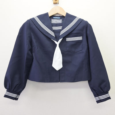 【中古】静岡県 北浜中学校 女子制服 3点 (セーラー服・スカート) sf110188