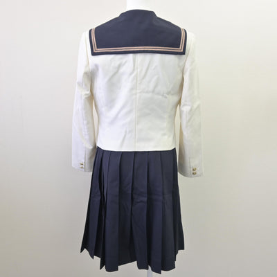 【中古】岡山県 岡山南高等学校 女子制服 4点 (ブレザー・セーラー服・スカート) sf110205