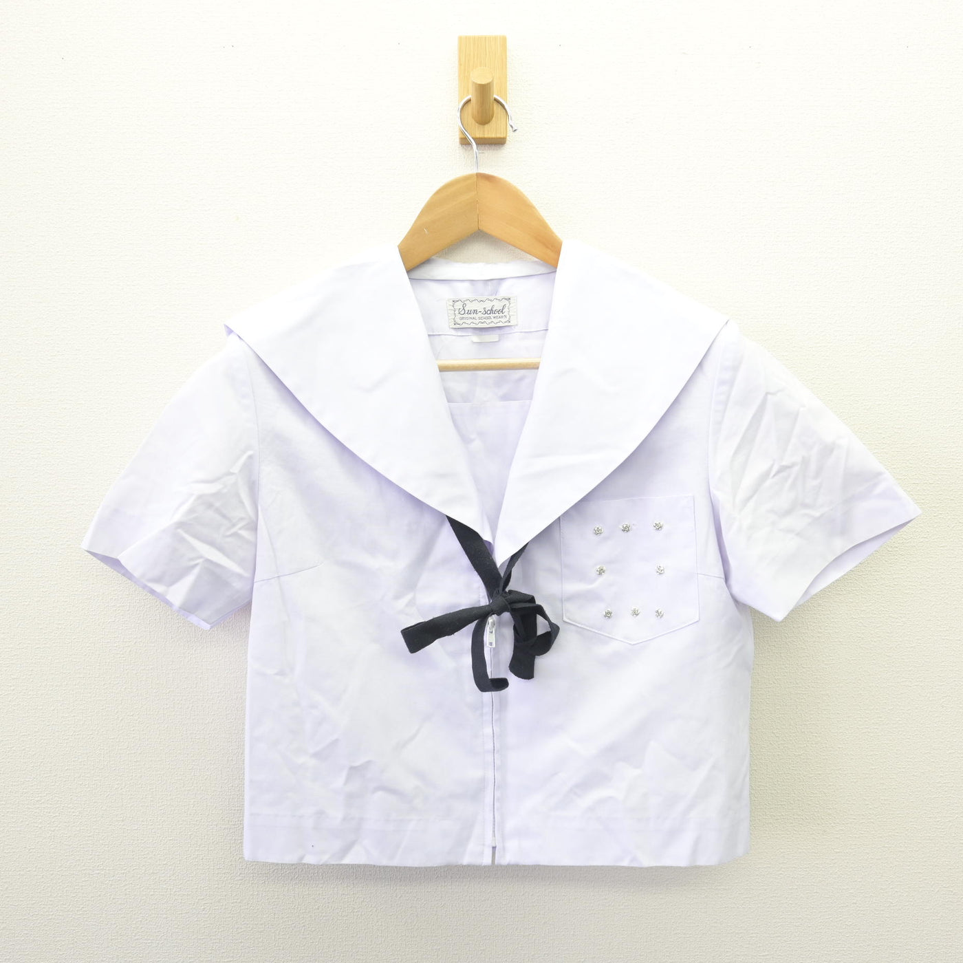 【中古】愛知県 明豊中学校/旧制服 女子制服 3点 (ニット・セーラー服) sf110218