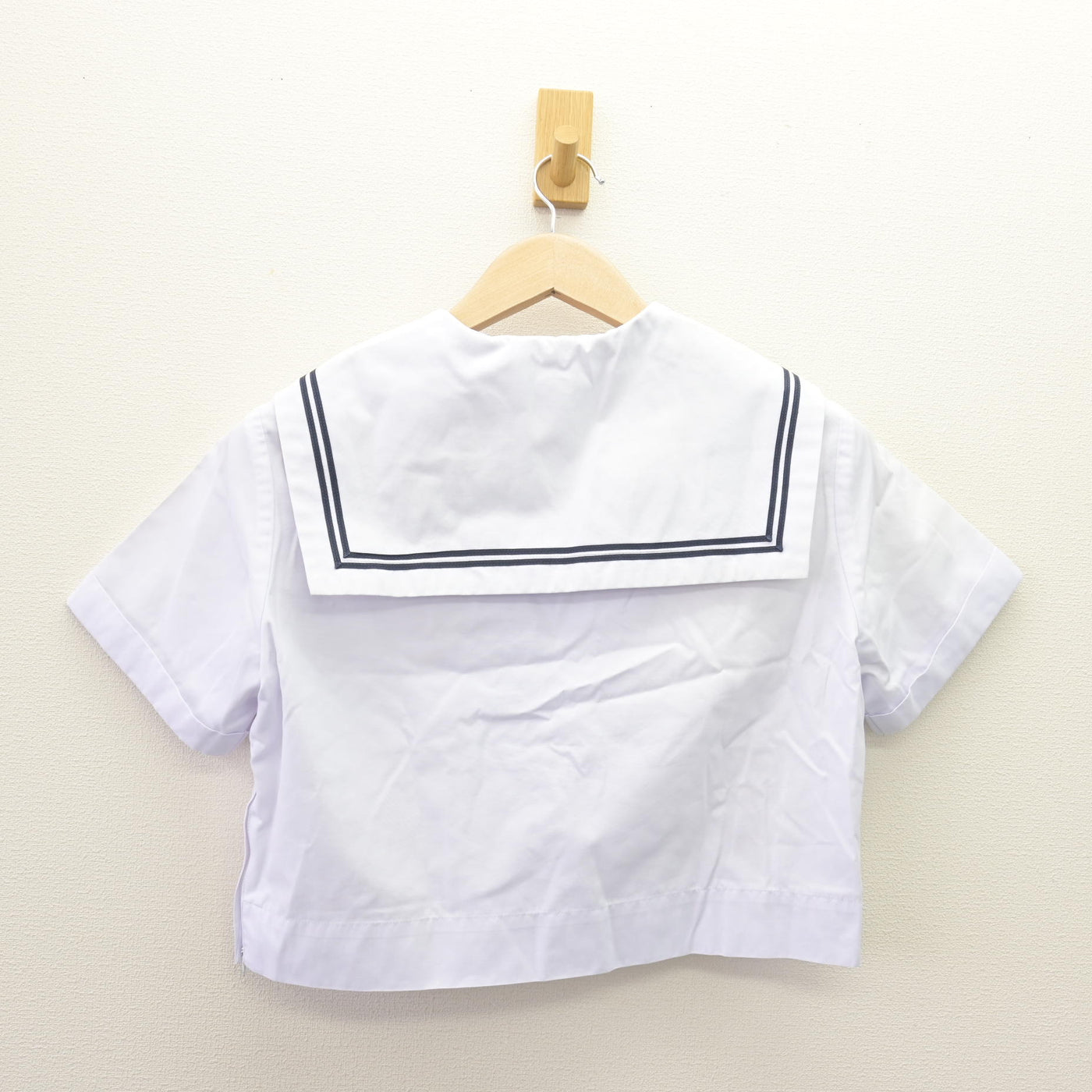 【中古】熊本県 人吉市立第二中学校 女子制服 2点 (セーラー服・スカート) sf110233