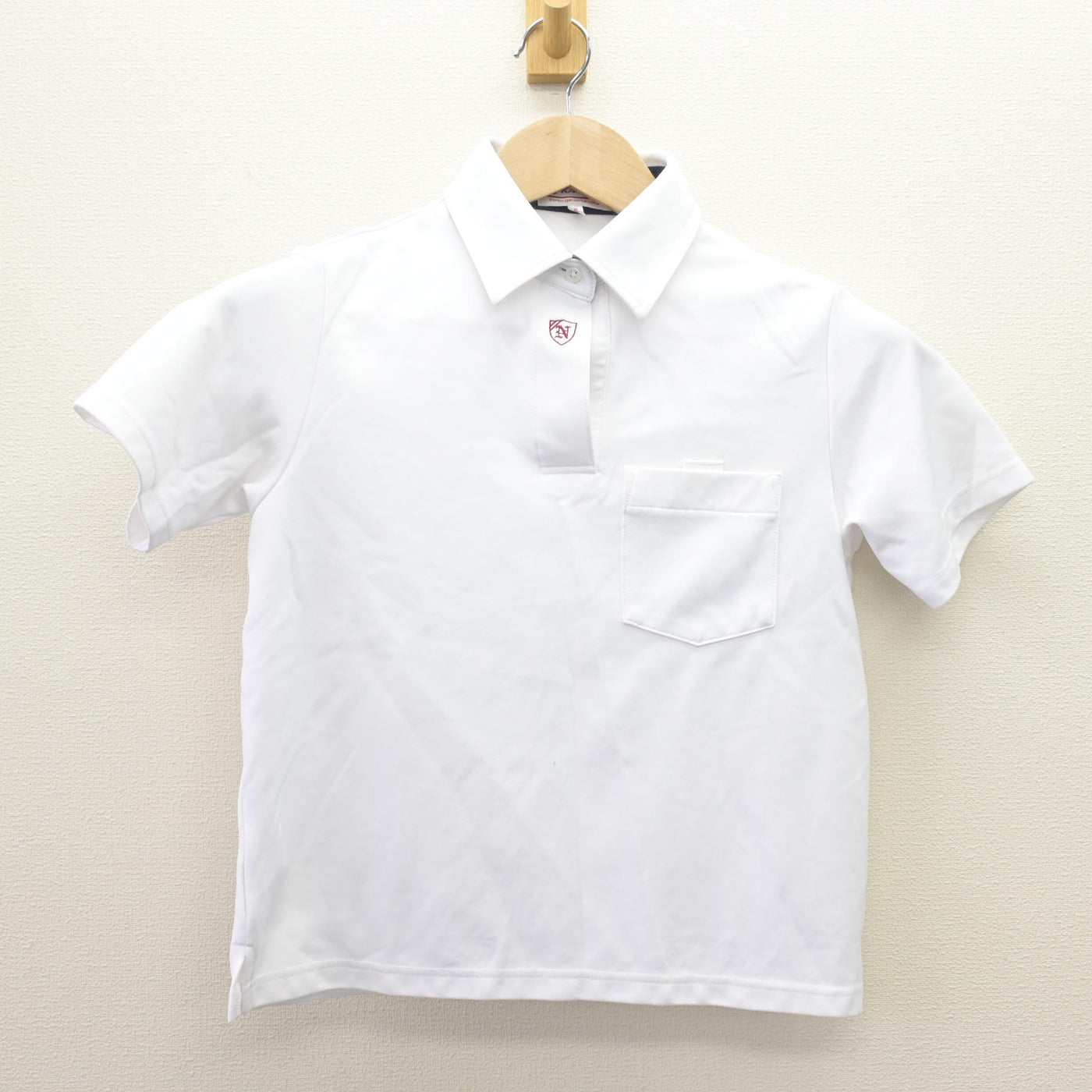 【中古】大阪府 南郷中学校 女子制服 2点 (ニットベスト・シャツ) sf110248