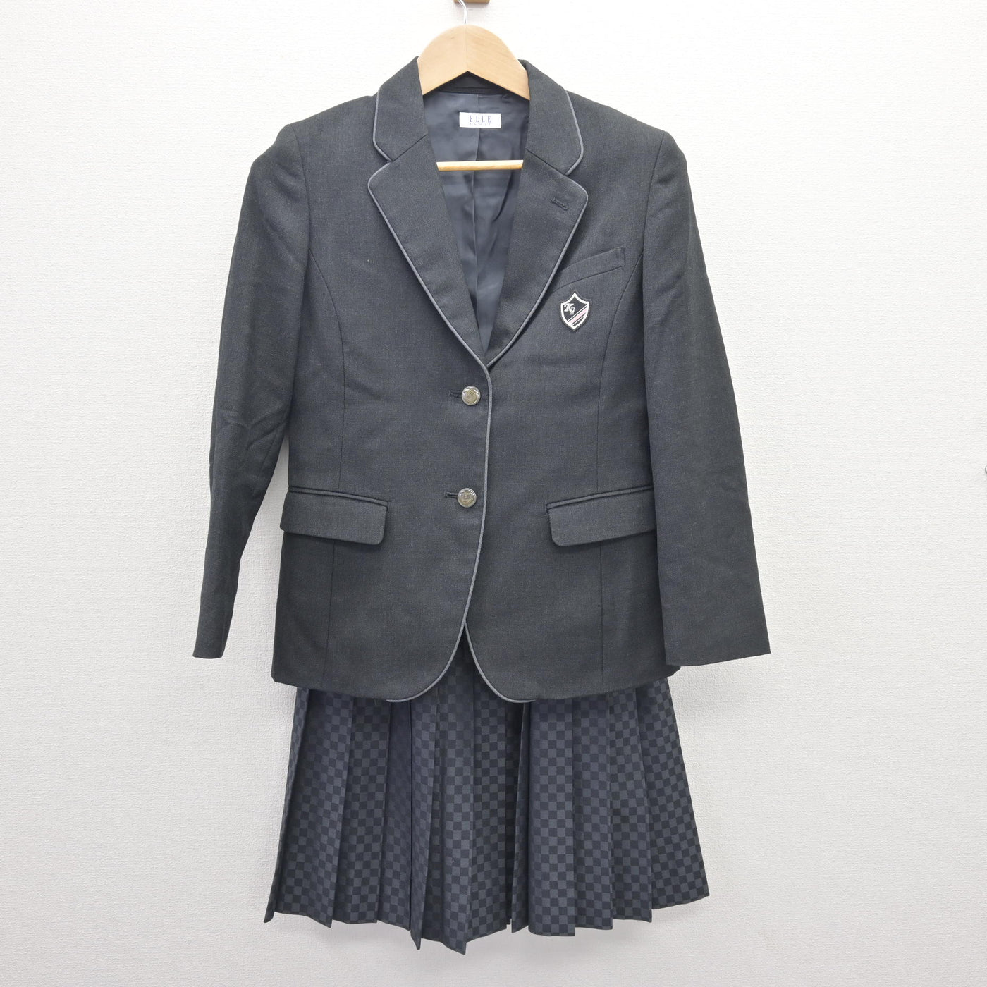 【中古】東京都 共立女子第二等学校 女子制服 3点 (ブレザー・ニット・スカート) sf110265