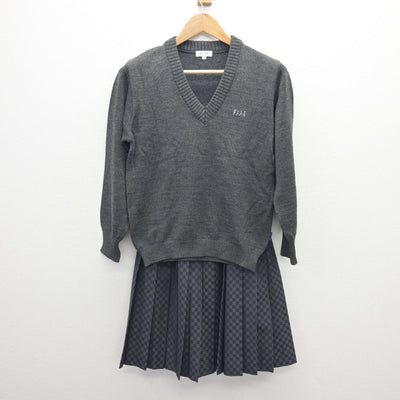 【中古】東京都 共立女子第二等学校 女子制服 3点 (ブレザー・ニット・スカート) sf110265