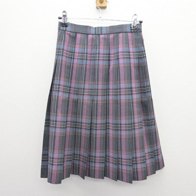 【中古】東京都 共立女子第二高等学校 女子制服 2点 (ニットベスト・スカート) sf110267