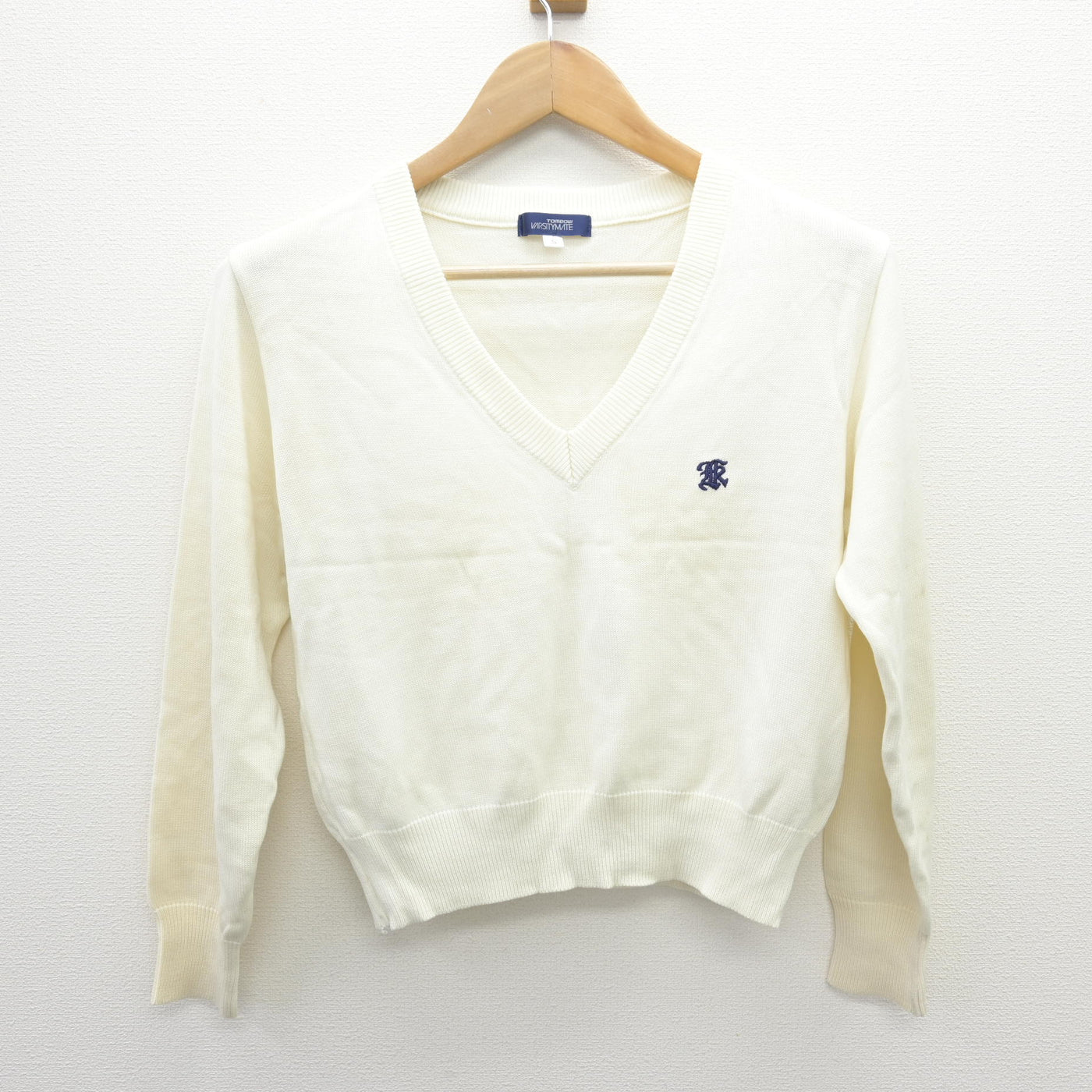 【中古】東京都 國學院大学久我山中学校 女子制服 2点 (ニット・ニット) sf110269