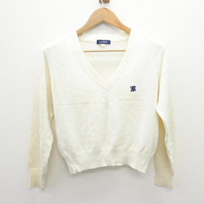 【中古】東京都 國學院大学久我山中学校 女子制服 2点 (ニット・ニット) sf110269
