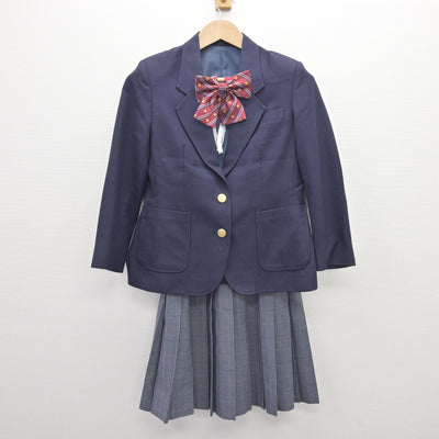【中古】東京都 府中第四中学校 女子制服 3点 (ブレザー・スカート) sf110272